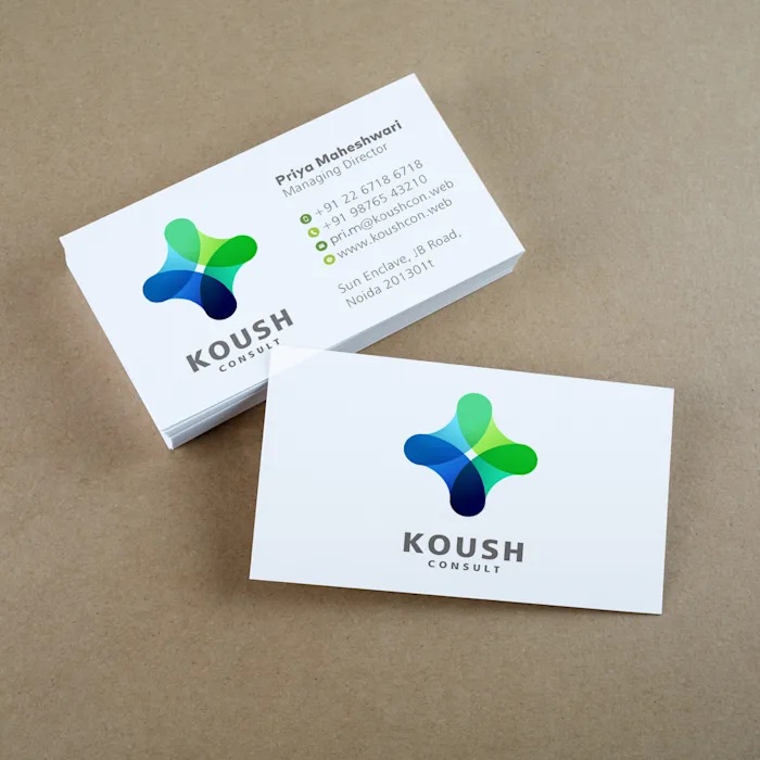 Visiting card printing